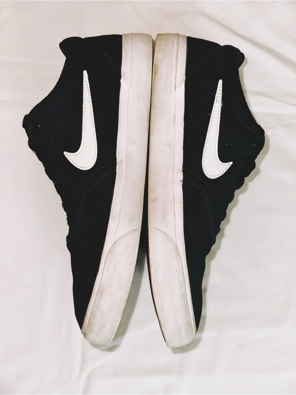 Nike SB Charge Sneakers Black Canvas Sz 7 Athletic Casual Workout